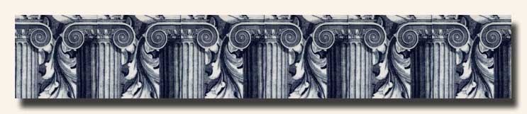 columns and leaves frieze