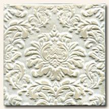Imperial Baroque Tile - White