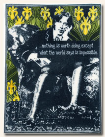 Oscar Wilde Quote- impossible
